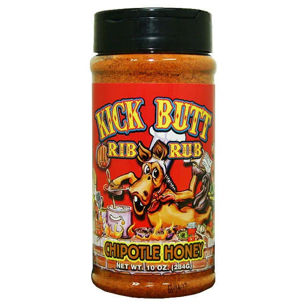 Kick Butt Chipotle Honey Rib Rub 284gm - Chile Mojo