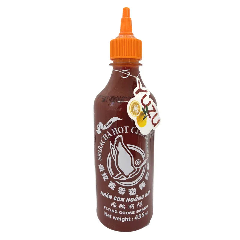 Flying Goose Sriracha Sauce - Yuzu 455ml - best before Nov 2025 - Chile Mojo
