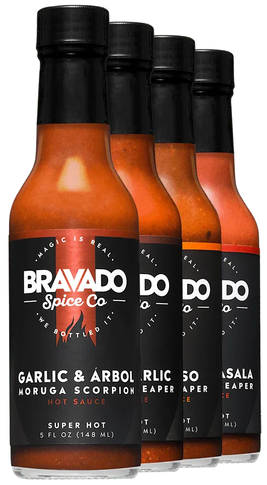 Bravado Super Hot Gift Pack of 4 - Chile Mojo