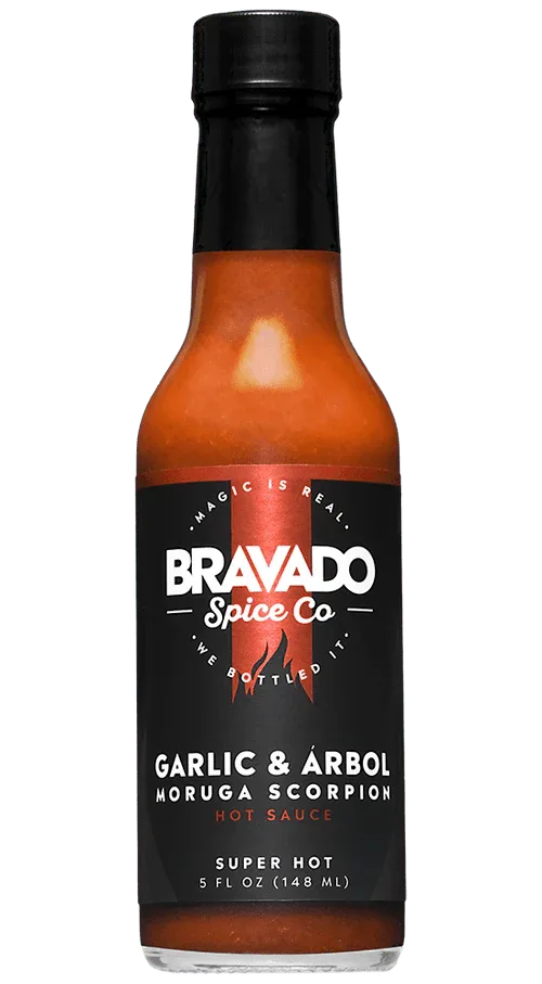 Bravado Spice Co. Garlic and Arbol Moruga Scorpion Hot Sauce 148ml (5oz) - Chile Mojo