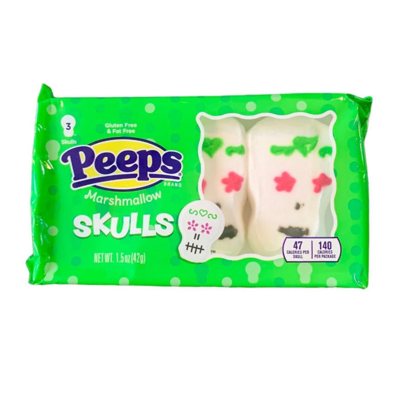 Peeps Marshmallow Sugar Skulls - 3pk