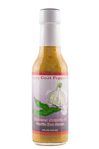 Angry Goat Blistered Shishito and Garlic Hot Sauce 5oz (148ml) - Chile Mojo
