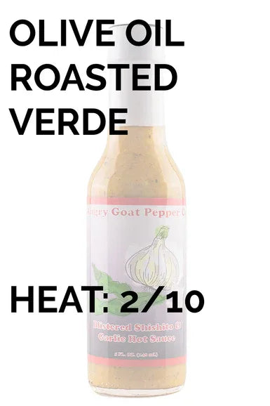 Angry Goat Blistered Shishito and Garlic Hot Sauce 5oz (148ml) - Chile Mojo
