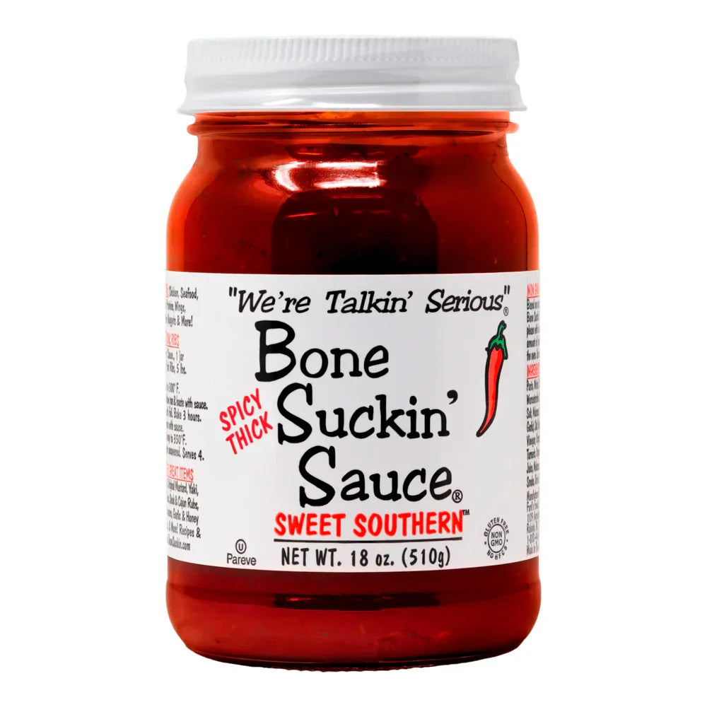 Bone Suckin BBQ Spicy Thick 510gm (18oz) - Chile Mojo