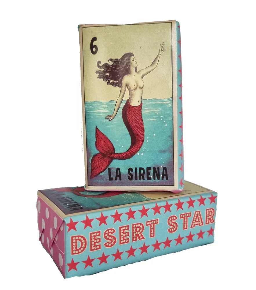 Desert Star Soap - Mexican Loteria La Sirena - Chile Mojo