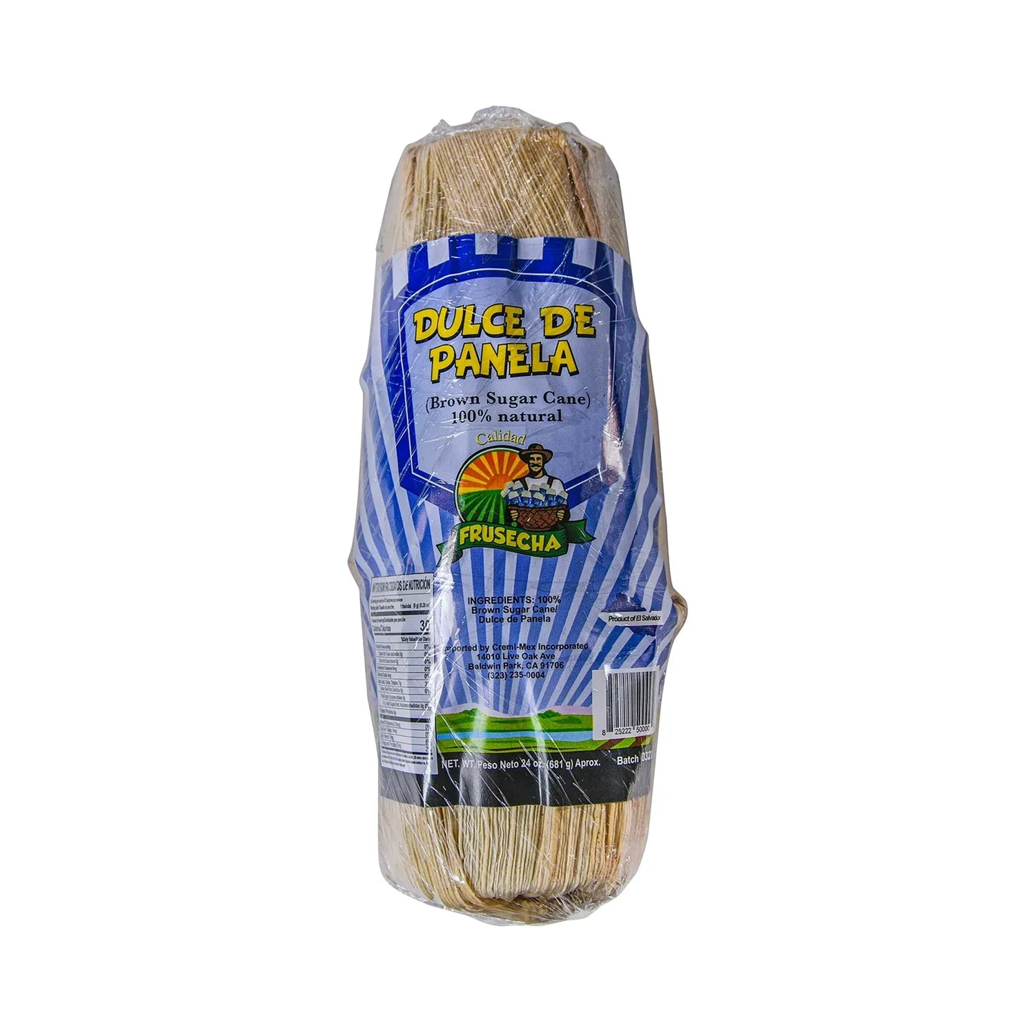 Dulce de Panela - raw sugar in traditional corn husk wrap 28oz (793gm) - Chile Mojo