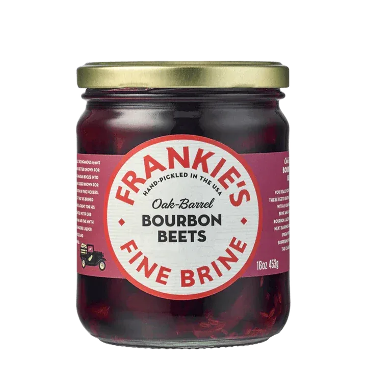 Frankies Fine Brine - Oak Barrel Bourbon Pickled Beets 16oz (453gm) - Chile Mojo