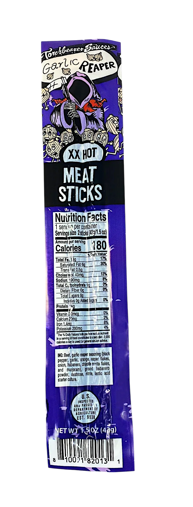 Torchbearer Meat Sticks 43g - Chile Mojo