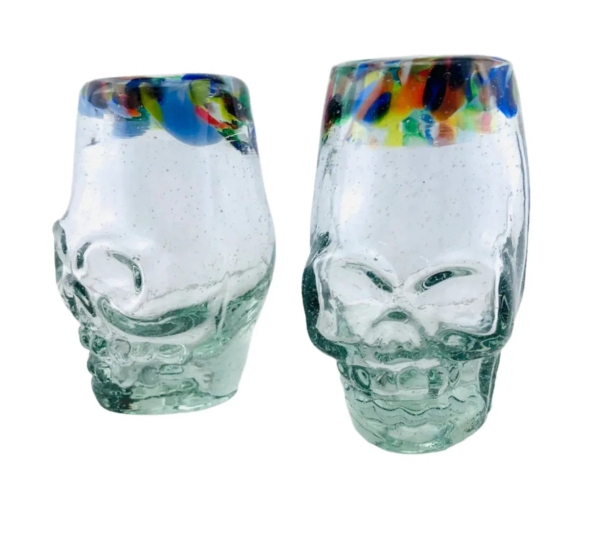 Handmade Mexican Calavera Skull Shot Glass - Chile Mojo