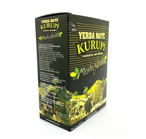 Yerba Mate Kurupi Compuesta con Hierbas (with herbs) 500gm - Chile Mojo