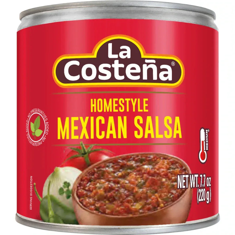 La Costena Homestyle Salsa Mexicana Red 220gm tin - Chile Mojo