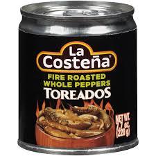La Costena Toreados Fire Roasted Sliced Serrano Pepper 220g - Chile Mojo
