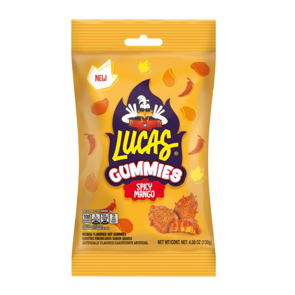 Lucas Gummies Spicy Mango 130gm - Chile Mojo