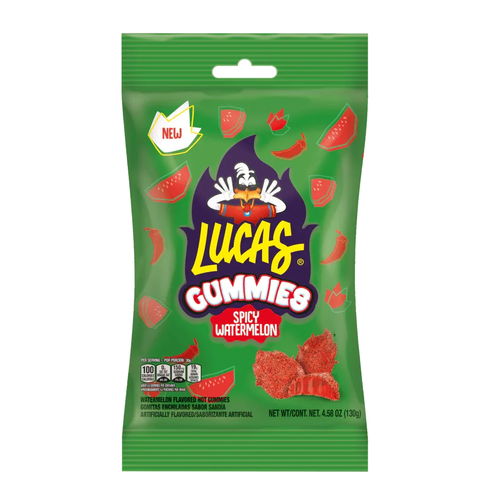 Lucas Gummies Spicy Watermelon 130gm - Chile Mojo