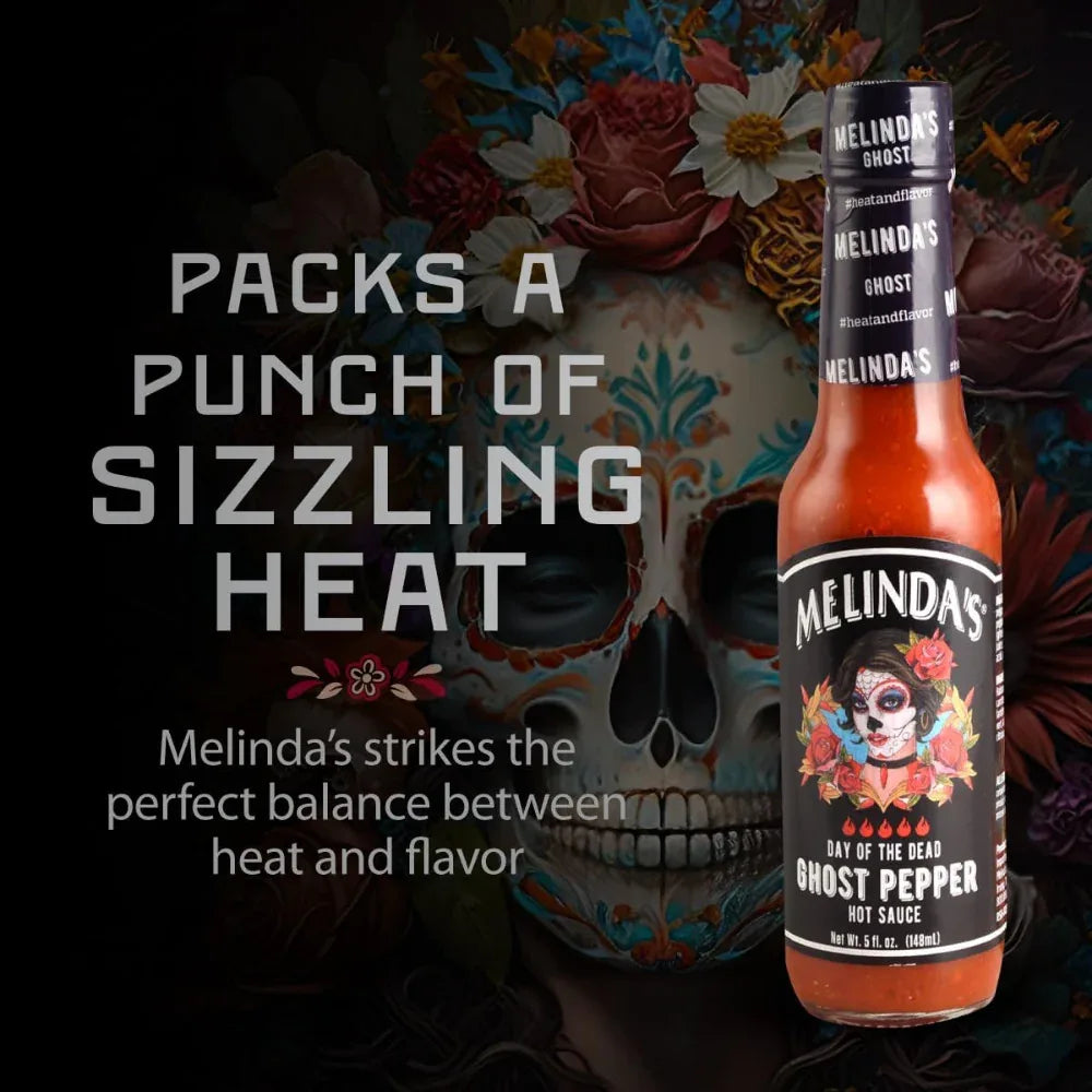 Melindas La Muerta Day of the Dead Sauce in Coffin box 148ml (5oz) - Chile Mojo