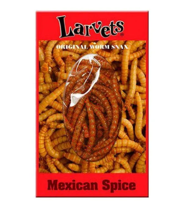 Hotlix Larvets Insect Snack Mexican Spice 2gm - best before Apr 2025 - Chile Mojo
