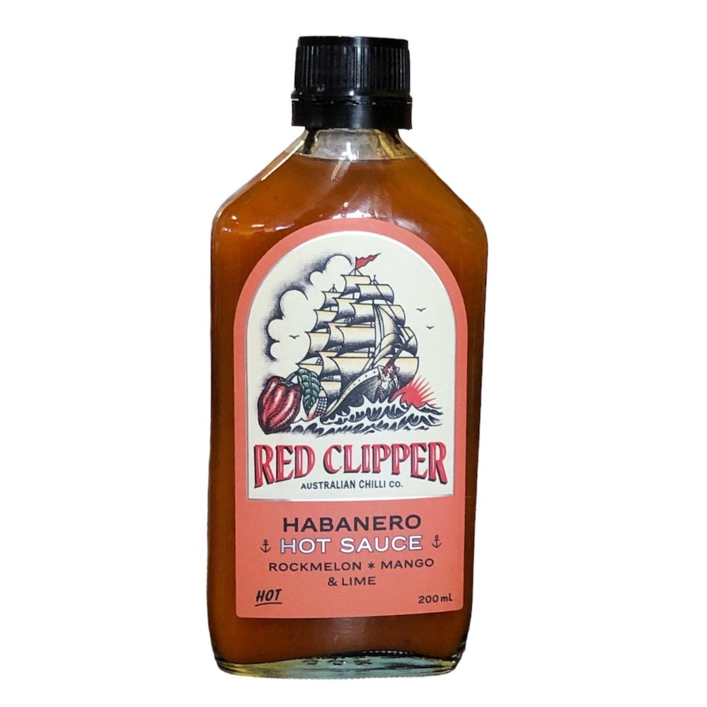 Red Clipper Habanero Mango Rockmelon and Lime Hot Sauce 200ml