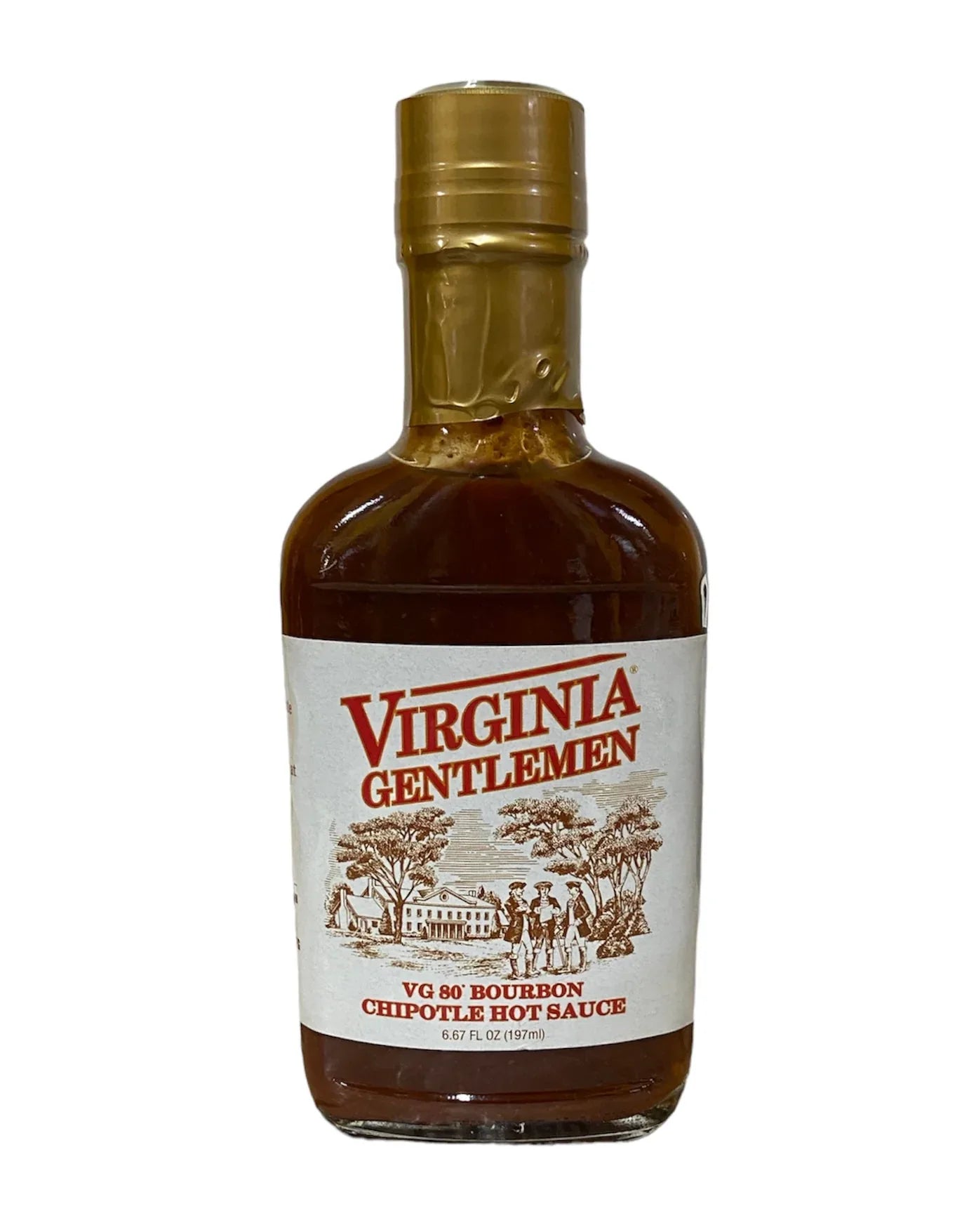 Virginia Gentlemen Bourbon Chipotle Hot Sauce 200ml - Chile Mojo