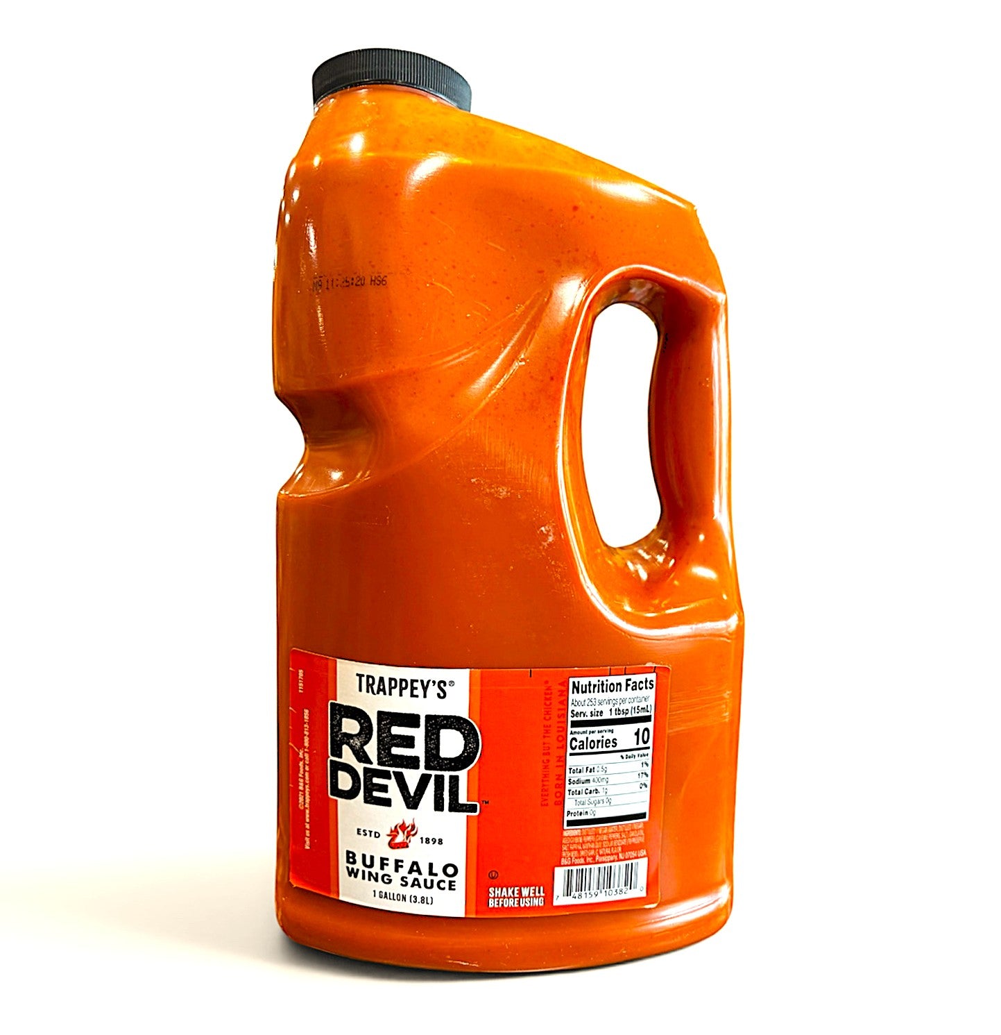 Trappeys Red Devil Buffalo Wing Sauce 1 Gallon (3.8 litre)