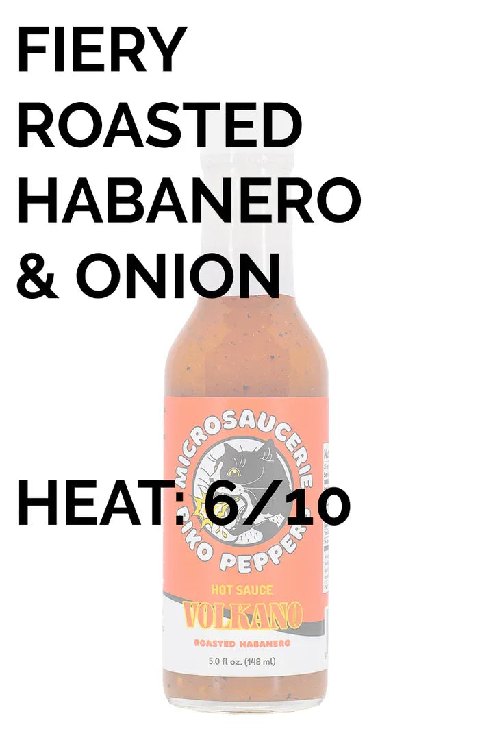Piko Peppers Volkano Roasted Habanero Hot Sauce 148ml (5oz) - Chile Mojo
