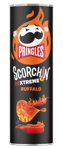 US Pringles Scorchin Xtreme Buffalo Potato Chips 158g - Chile Mojo