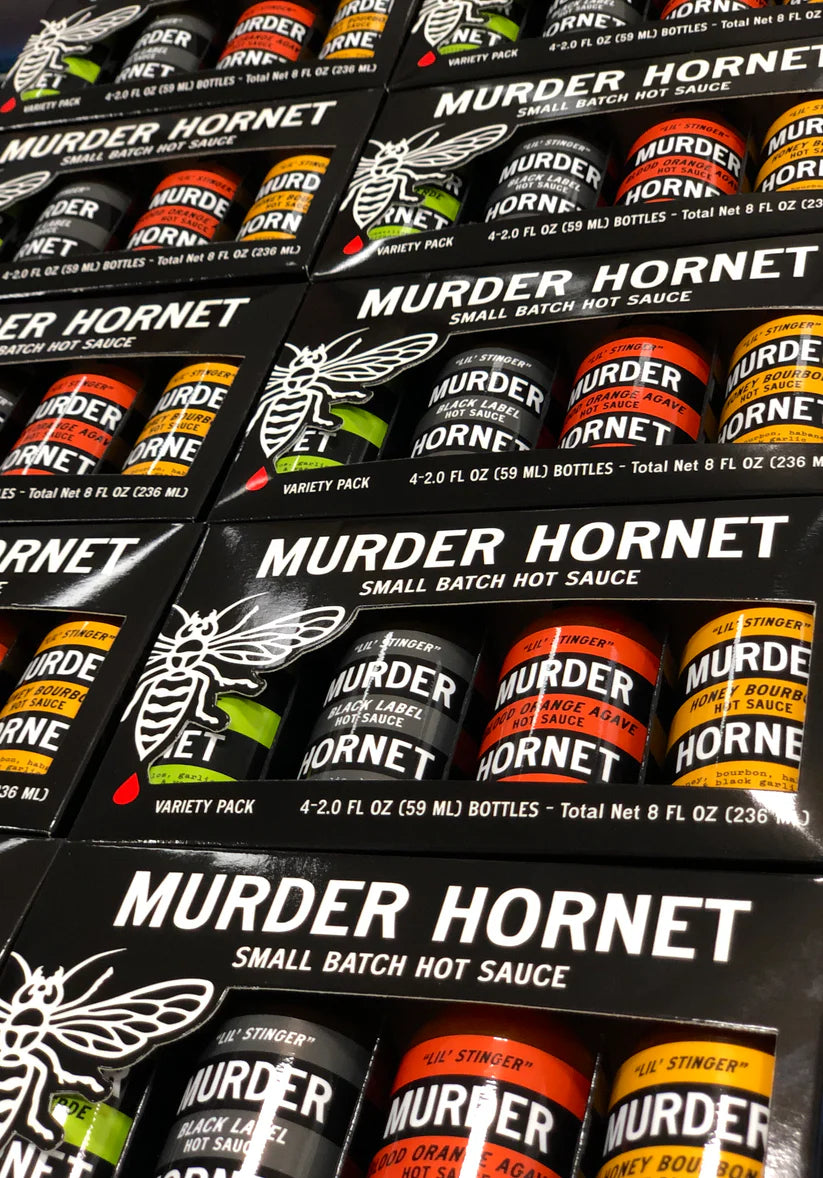 Murder Hornet Variety Pack of 4. 2oz. (59ml)