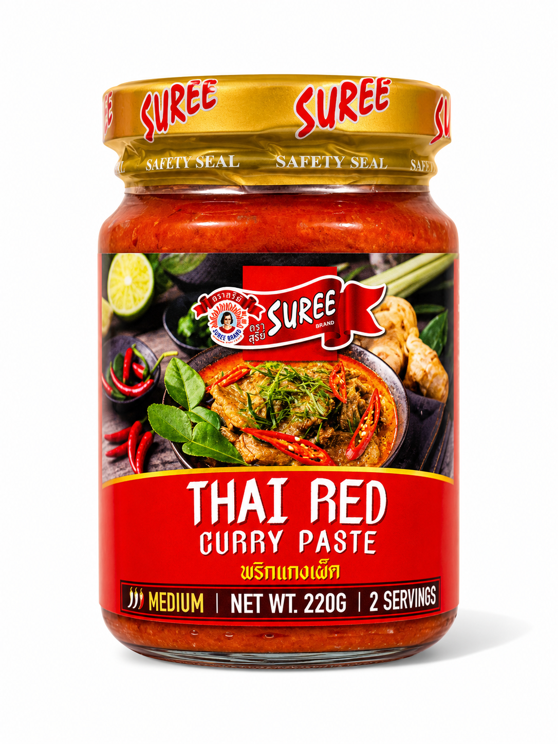 Suree Thai Red Curry Paste 220g