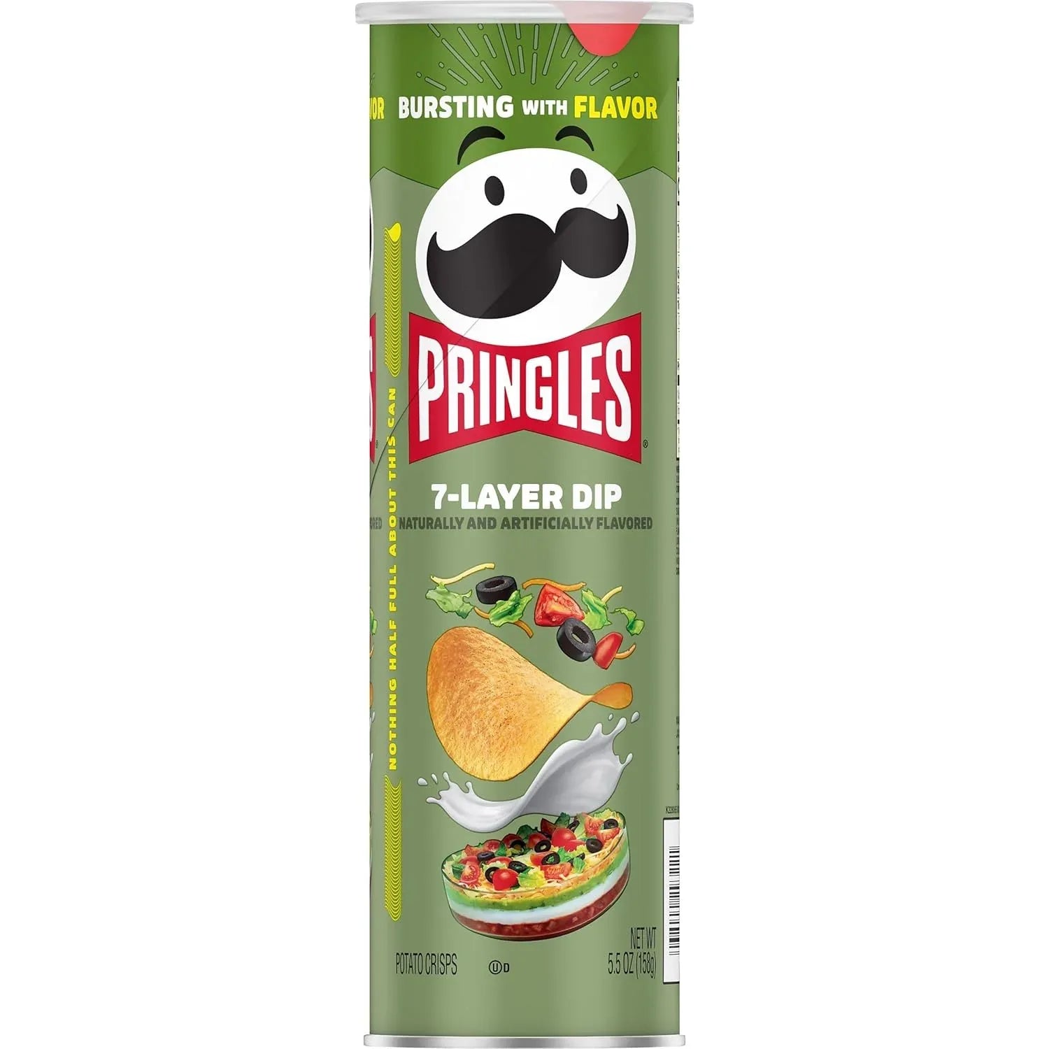 US Pringles 7 Layer Dip flavoured Potato Chips 158gm - Chile Mojo