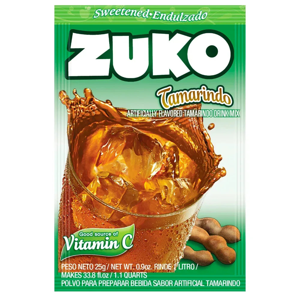 Zuko Tamarind Flavoured Drink Mix - 25gm makes 1 litre - Chile Mojo