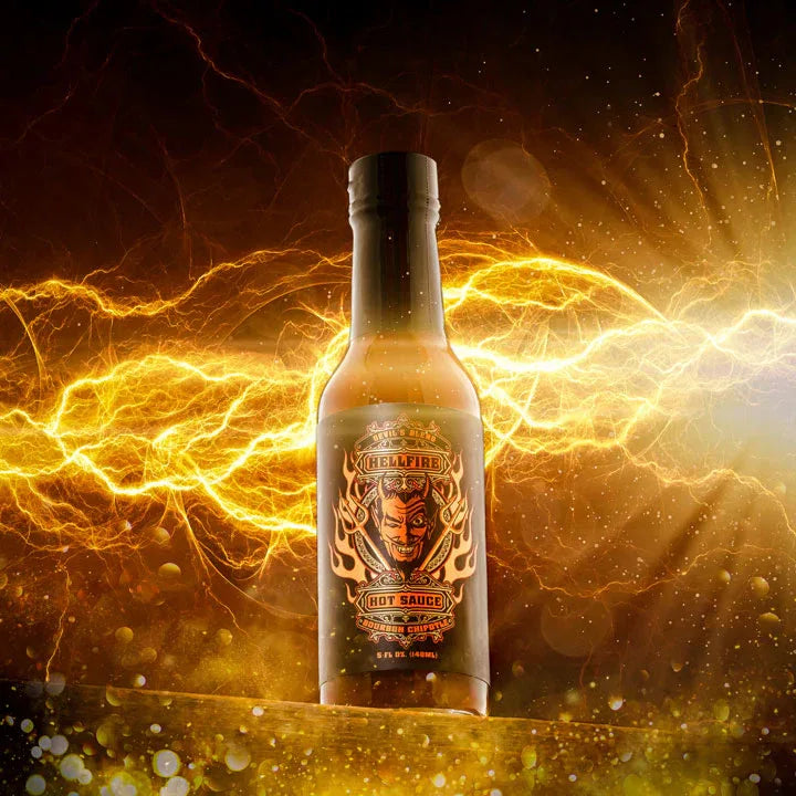 Hellfire Devils Blend Bourbon Chipotle Hot Sauce 150ml - Chile Mojo