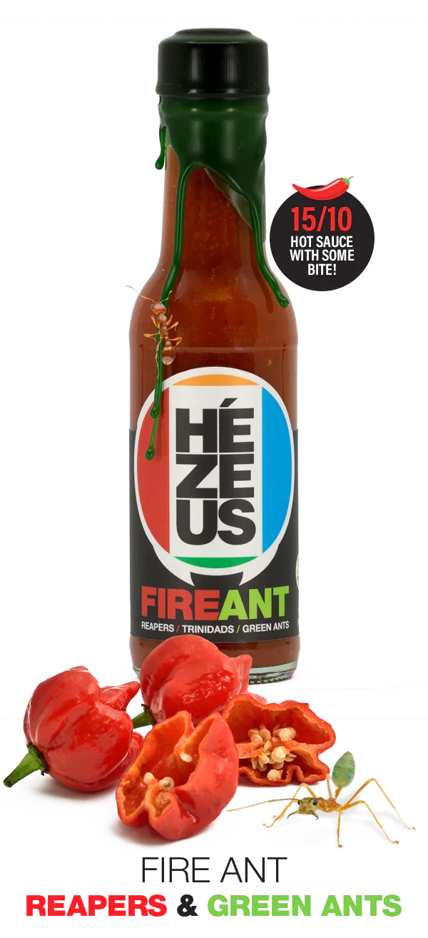 Hezeus Fire Ant Hot Sauce 150ml - Chile Mojo