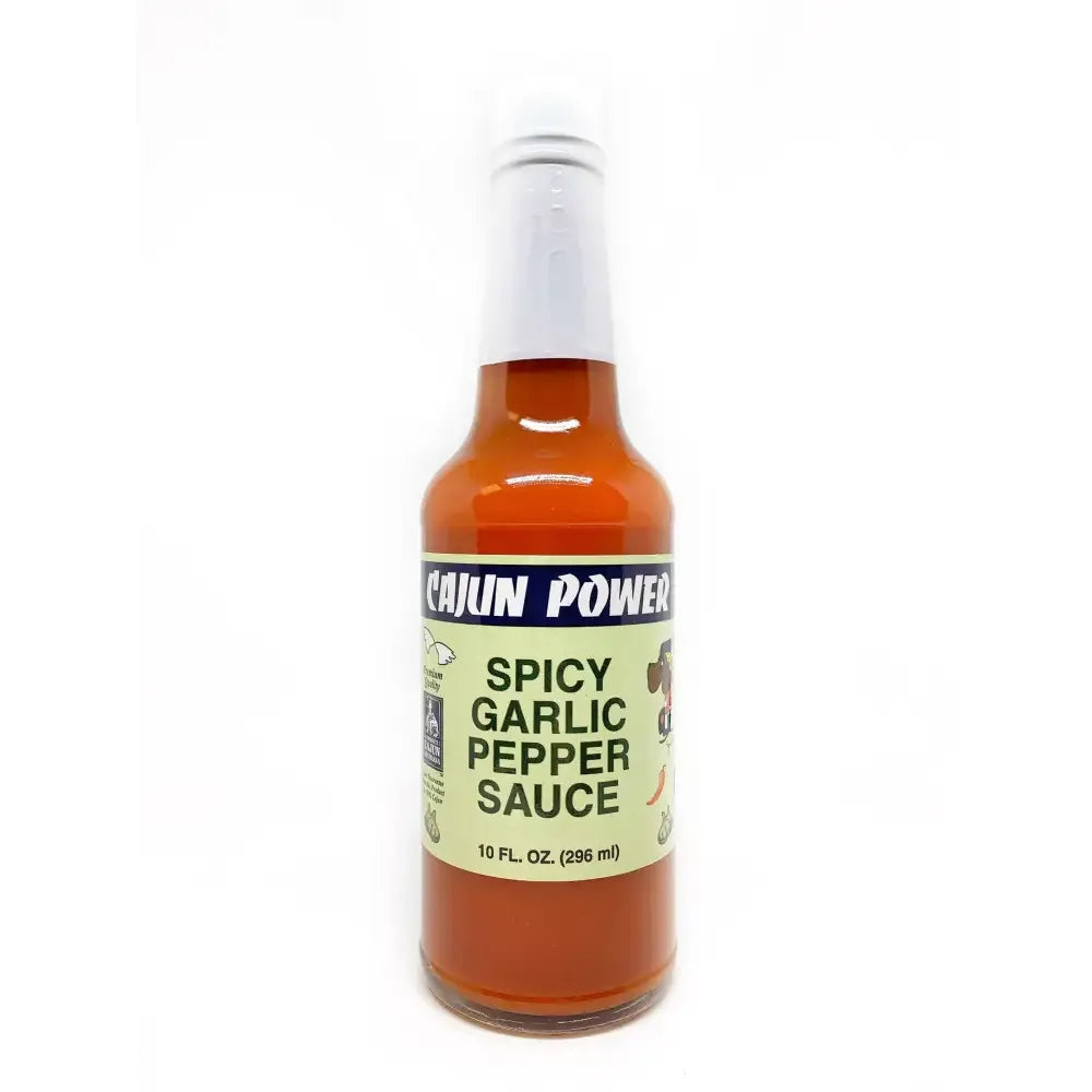 Cajun Power Spicy Garlic Pepper sauce 10oz (296ml) - Chile Mojo