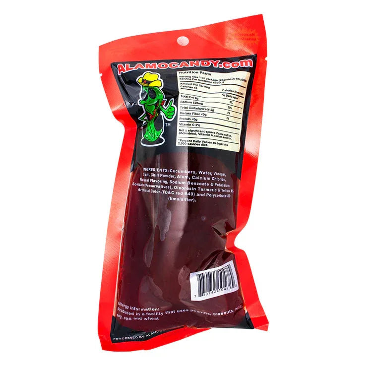 Big Tex Dill Pickle in Chamoy by Alamo Candy - Full Size - Chile Mojo