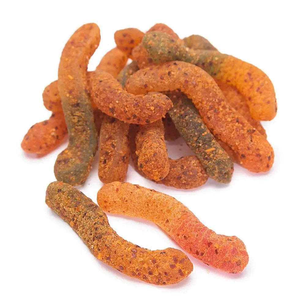Jovy Spicy Chamoy Gummy Worms 150gm Tub - Chile Mojo