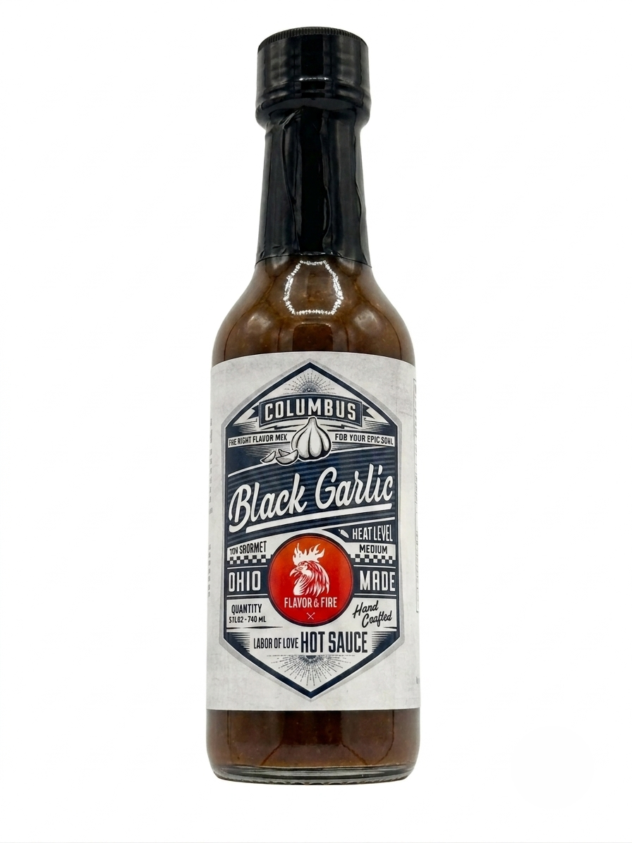 Columbus Black Garlic Hot Sauce 148ml (5oz.)
