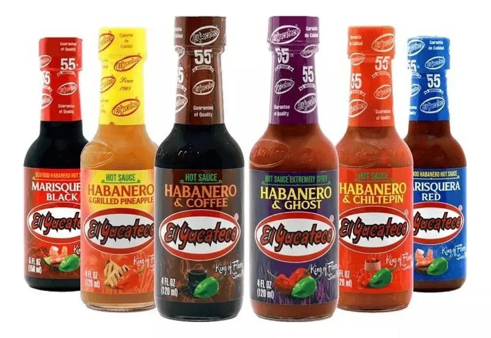 El Yucateco Habanero and Grilled Pineapple Hot Sauce 120ml (4oz) - Chile Mojo