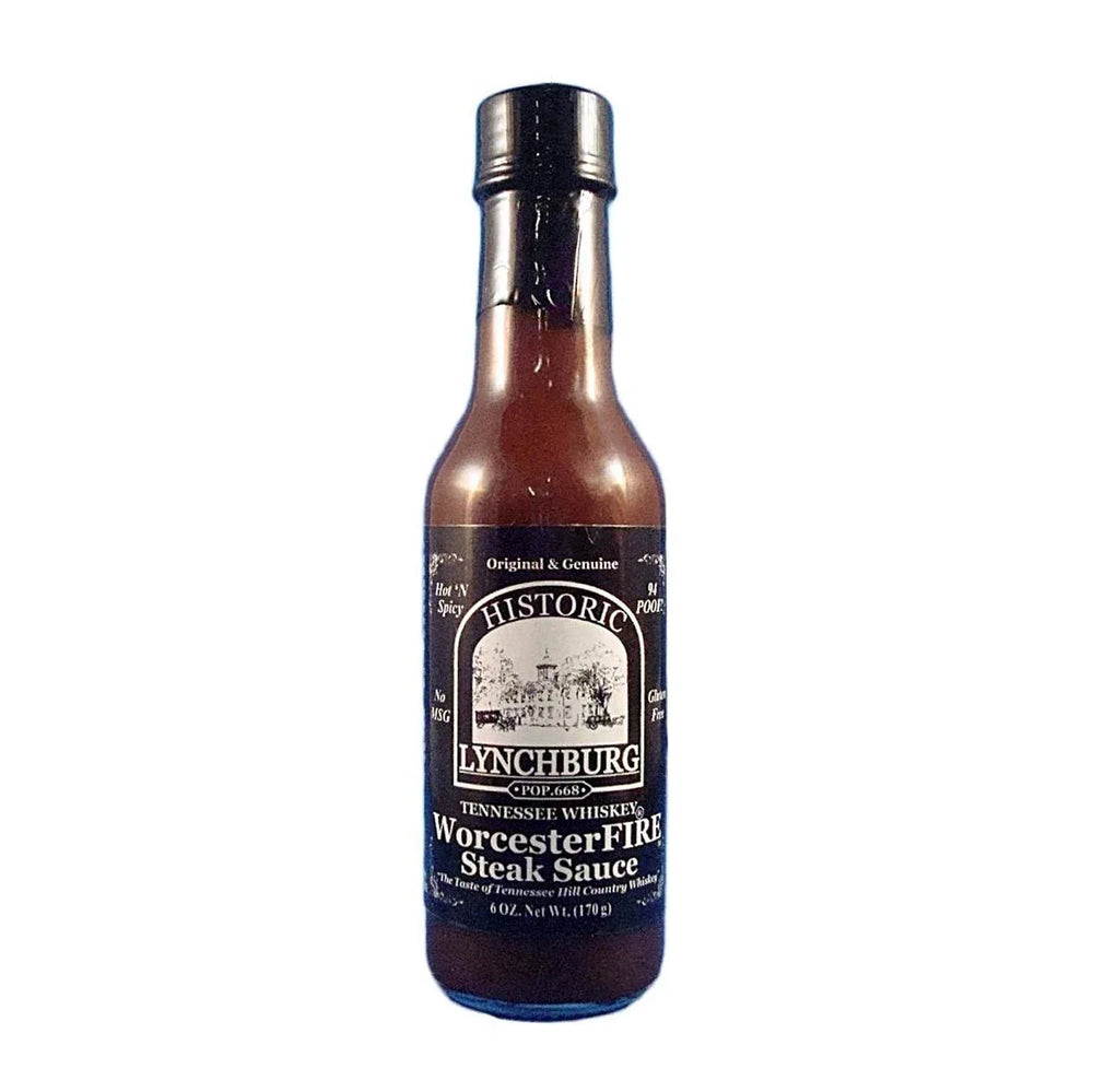 Historic Lynchburg Tennessee Whiskey WorcesterFIRE Steak Sauce 5oz (148ml) - Chile Mojo