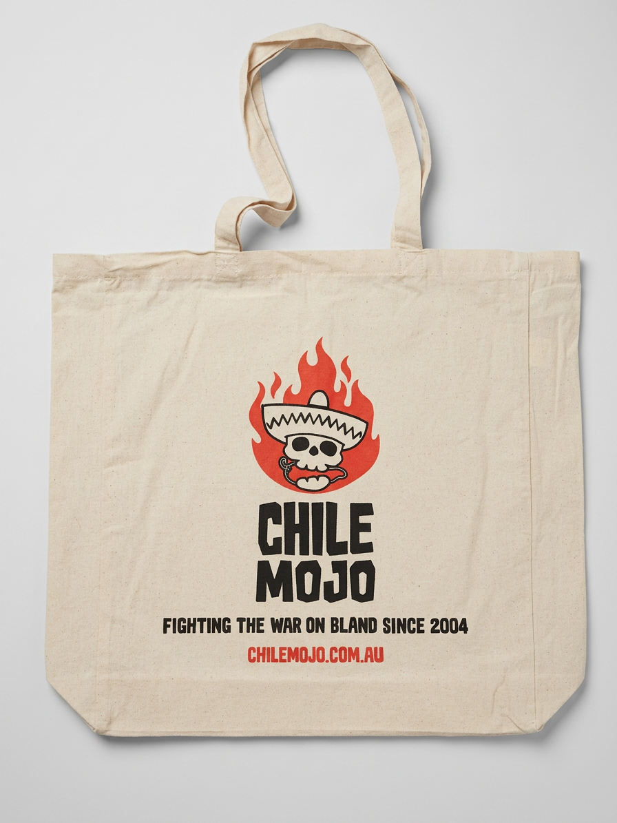 Chile Mojo Tote Bag – Fighting the war on bland since 2004