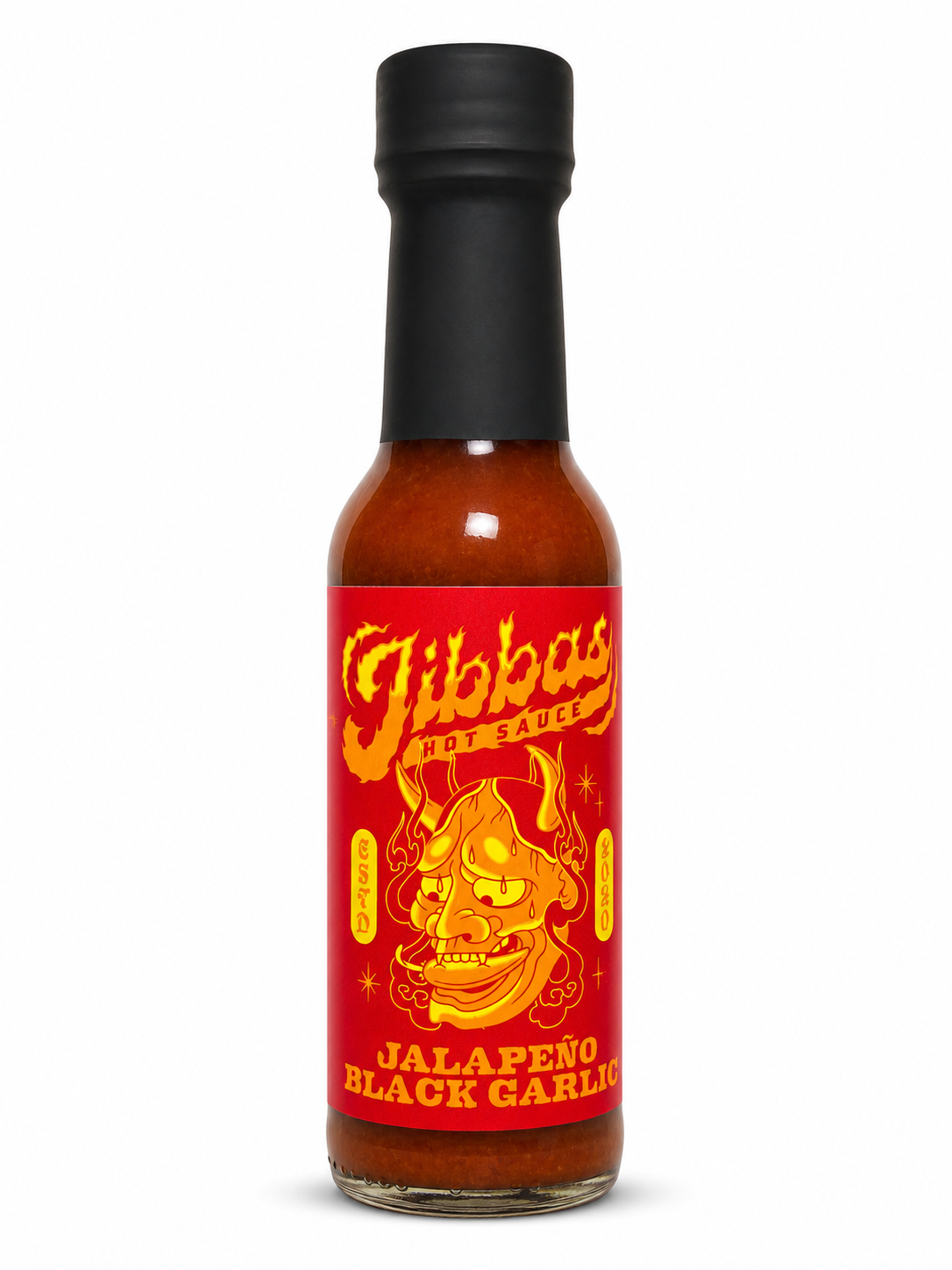 Jibbas Jalapeno Black Garlic Hot Sauce 150ml