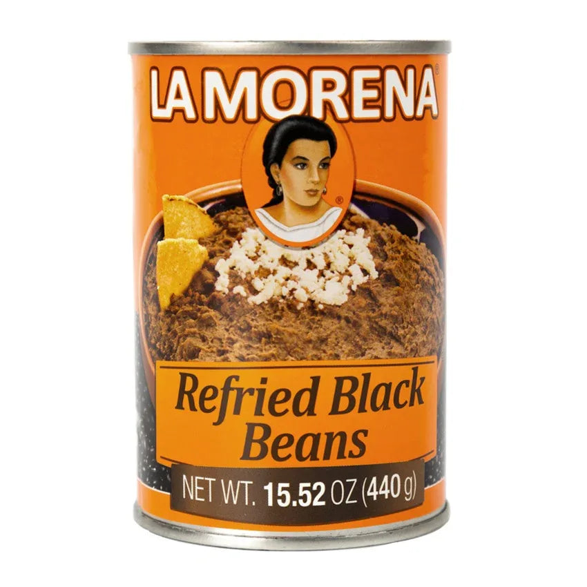 Beans La Morena Refried Black 440gm - Chile Mojo