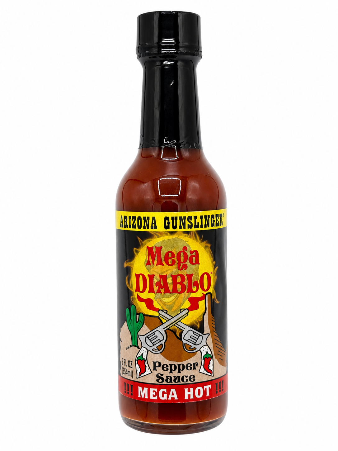 Arizona Gunslinger Mega Diablo Hot Sauce 148ml (5oz)