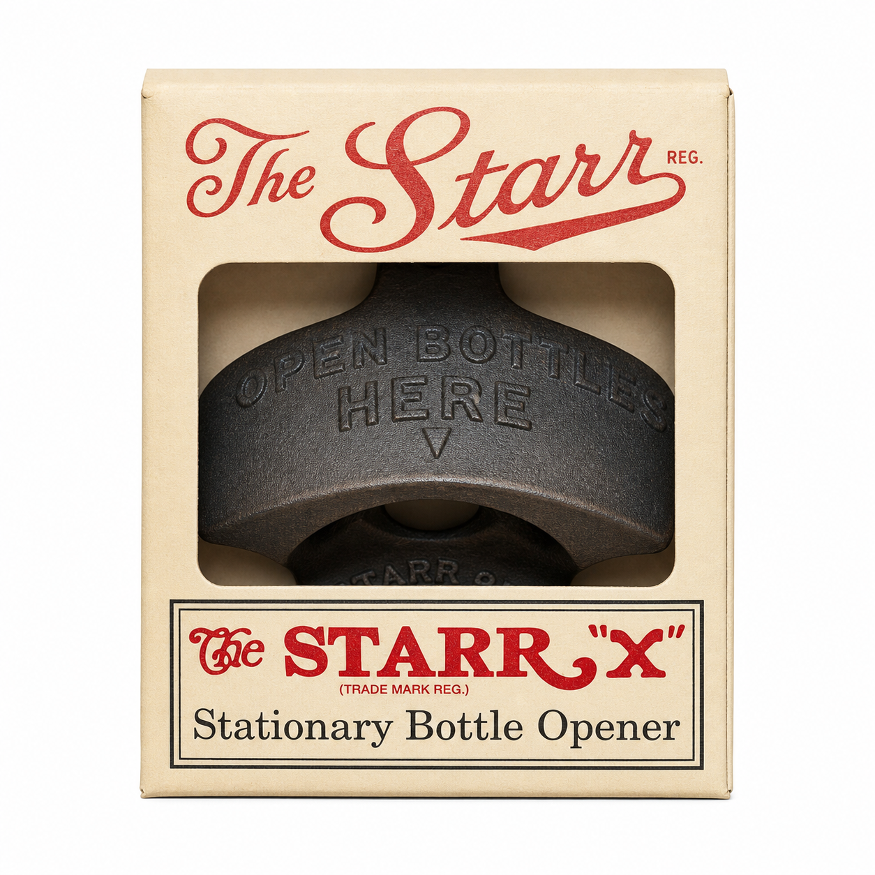 Stationary Bottle Opener - Open Bottle Here