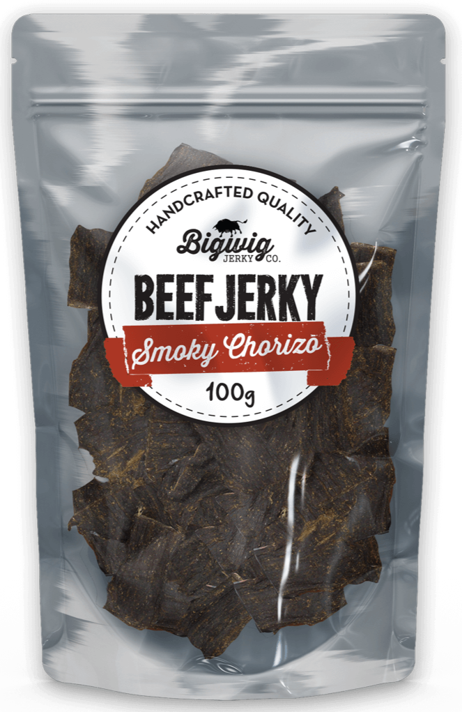 Bigwig Jerky Co - Smoky Chorizo Beef Jerky 100gm
