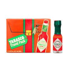 Tabasco Mini Travel Pack - 4 Original mini Tabasco bottles - Chile Mojo