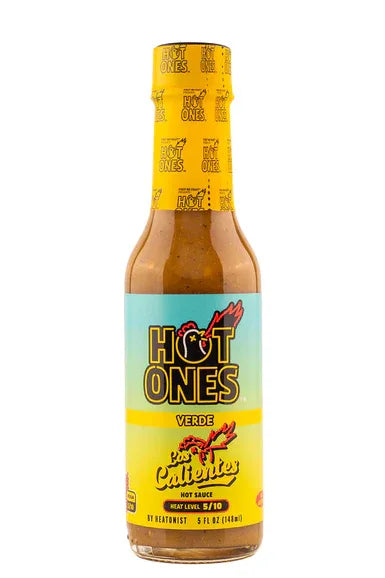Los Calientes VERDE Hot Ones Hot Sauce 5oz (148ml) - Chile Mojo