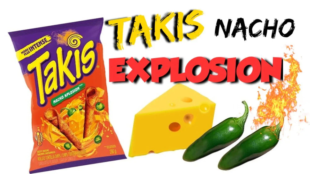 Takis Nacho Xplosion Tortilla Chips 90gm - Chile Mojo