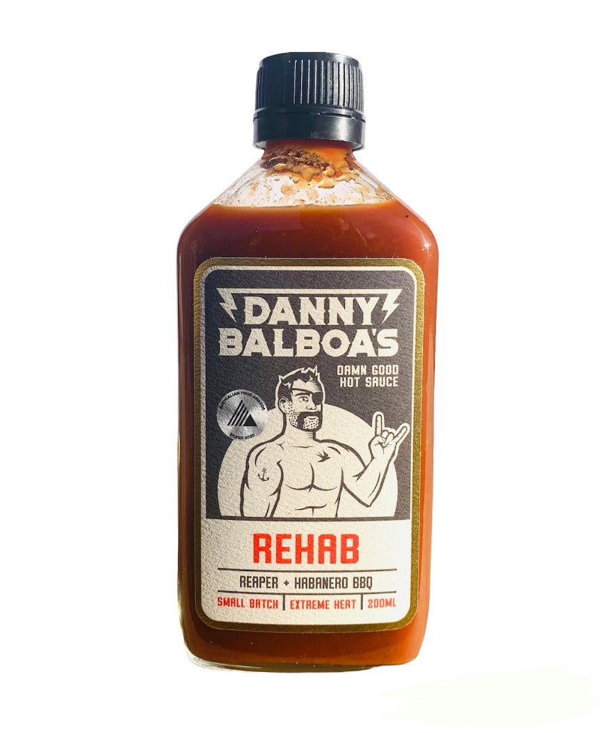 Danny Balboas Rehab Reaper Habanero Hot Sauce 200ml