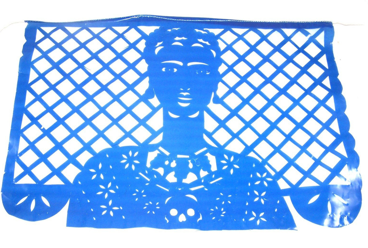 Papel Picado banner - Plastic Frida Kahlo - 5-metres