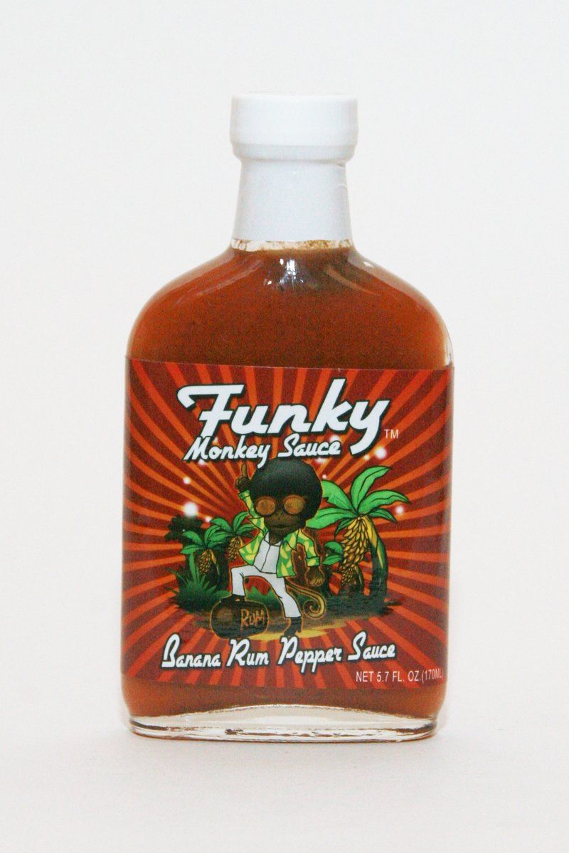 Funky Monkey Banana Rum Pepper Sauce 170ml