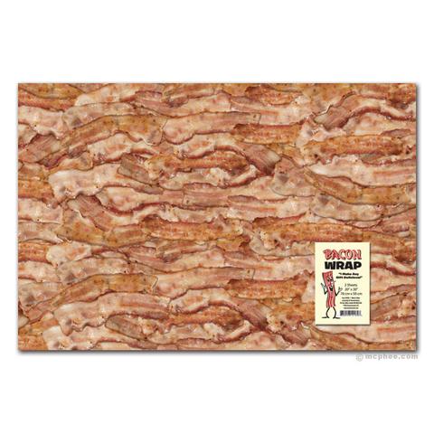 Bacon Giftwrap - 2 sheets 76cmx50cm